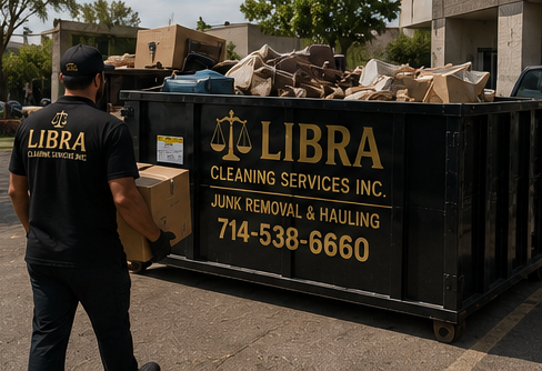 Professional trash hauling Orange County